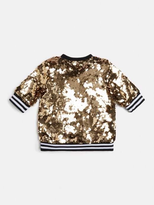 Gold Guess Shopping Majica Sa šljokicama