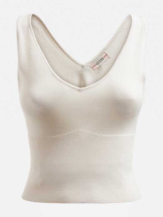 Gornji Dio Džempera Bez Rukava Bijeli Guess Shopping