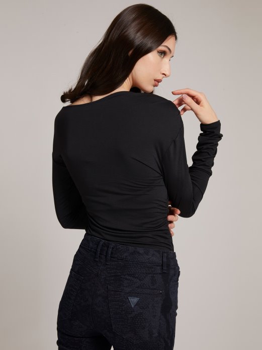 Gornji Dio S Otvorenim Ramenima Guess Shopping Black