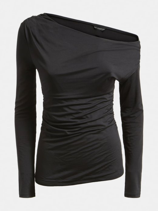 Gornji Dio S Otvorenim Ramenima Guess Shopping Black