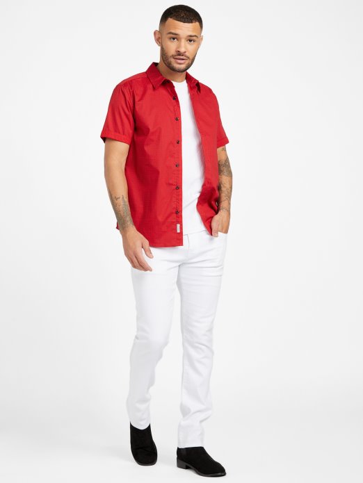 Gower Košulja S Geo Printom Guess Shopping Sveučilište Crvena