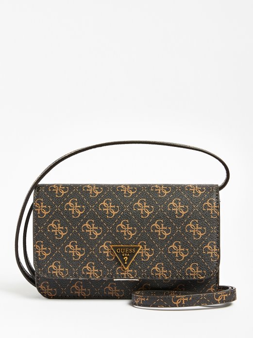 Guess Shopping Alexie 4g Logo Držač Za Telefon Smeđi