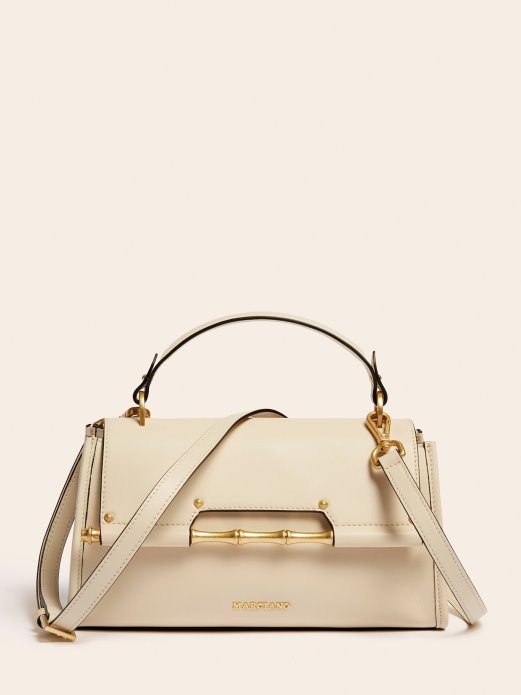 Guess Shopping Alia Torbica Od Prave Kože Bijela