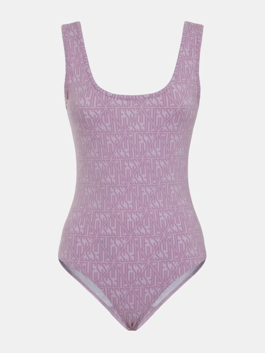 Guess Shopping All Over Logo Body Purple