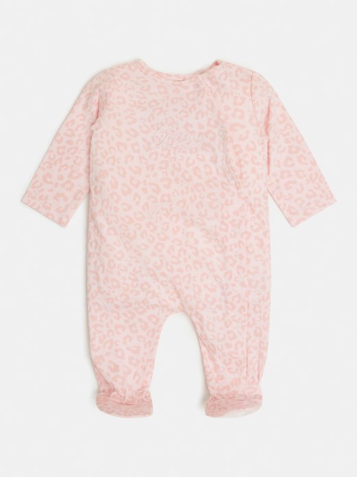 Guess Shopping All Over Print Kombinezon Roza