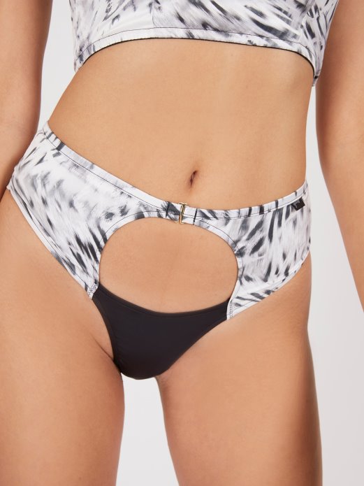 Guess Shopping All Over Print Saten Brazilian Black Multi