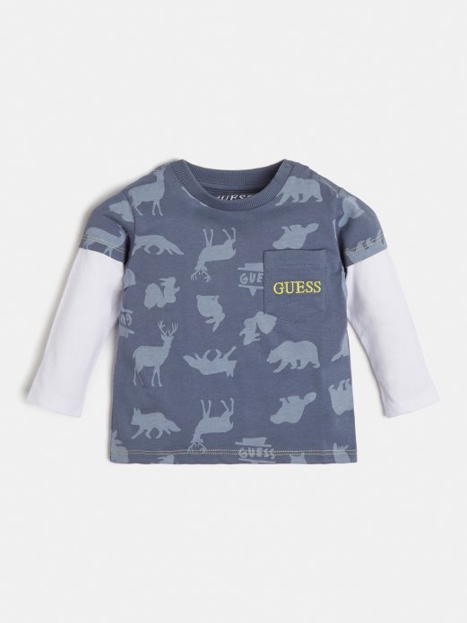 Guess Shopping All Over Print T-shirt