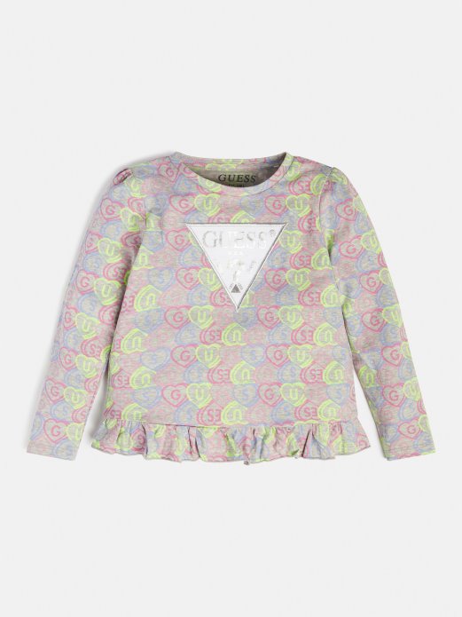 Guess Shopping All Over Print T-shirt Multicolor Pattern