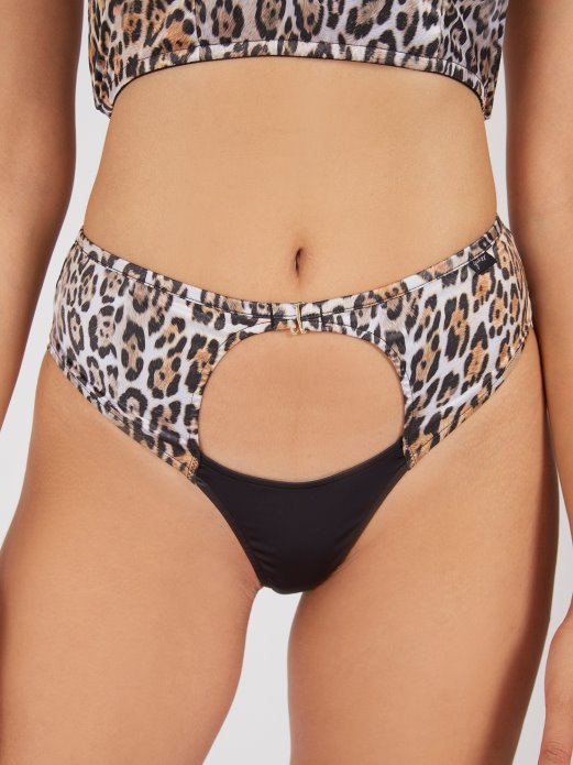 Guess Shopping Animalier All Over Print Saten Brazilian
