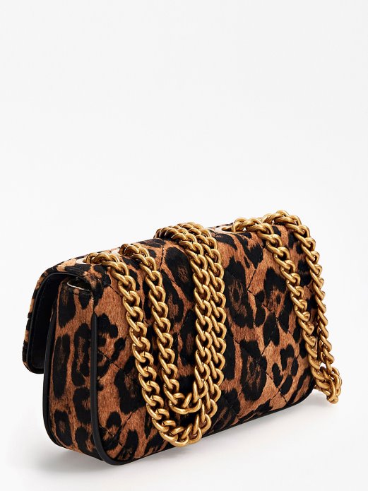 Guess Shopping Animalier Animal Cessily Mikro Crossbody Torba