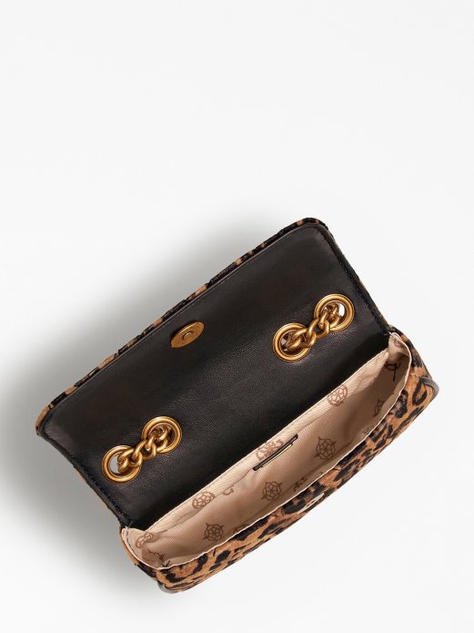 Guess Shopping Animalier Animal Cessily Mikro Crossbody Torba