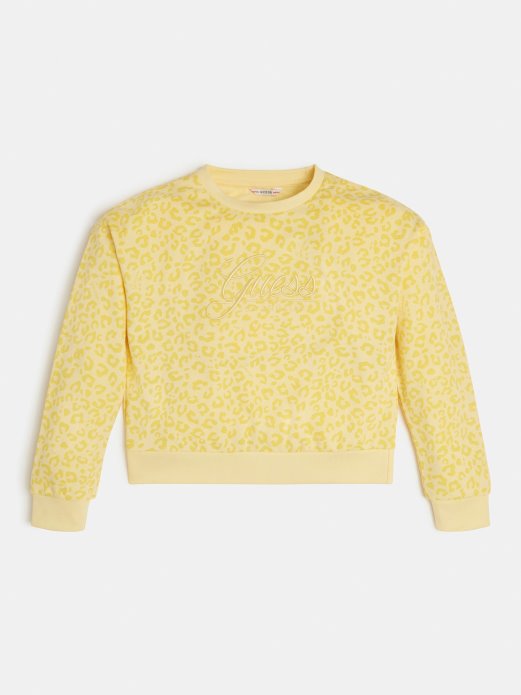 Guess Shopping Animalier Trenirka žuta