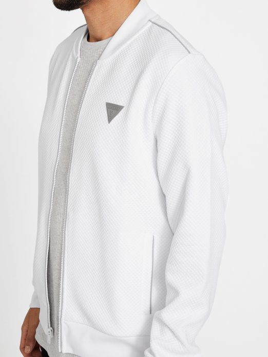 Guess Shopping Astro Prošivena Letačka Jakna čisto Bijela