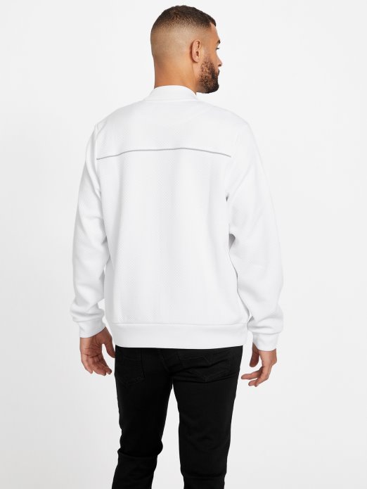 Guess Shopping Astro Prošivena Letačka Jakna čisto Bijela