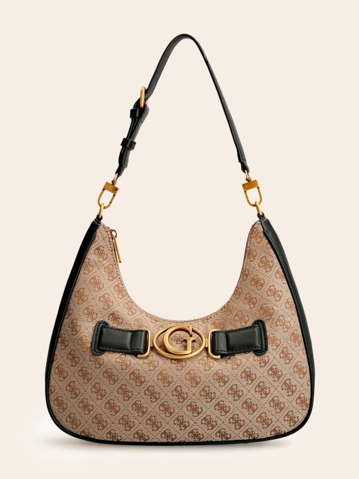 Guess Shopping Aviana 4g Logo Hobo Multi Bež