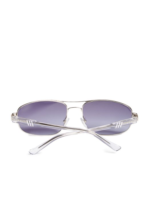 Guess Shopping Avijatičarske Sunčane Naočale Srebrne