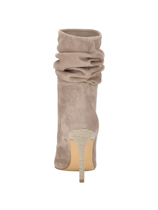 Guess Shopping Backy Suede Slouch Bootie Taupe
