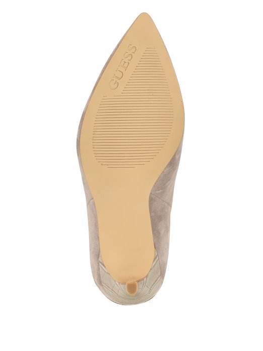 Guess Shopping Backy Suede Slouch Bootie Taupe