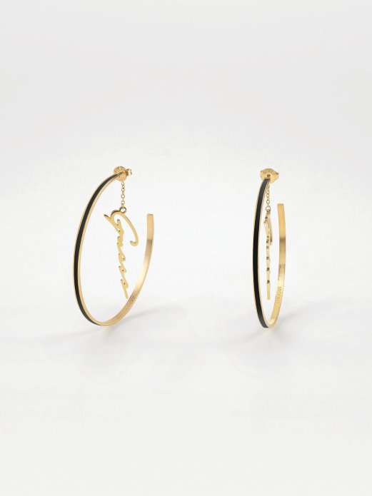 Guess Shopping Beach-party-naušnice Crne Multi