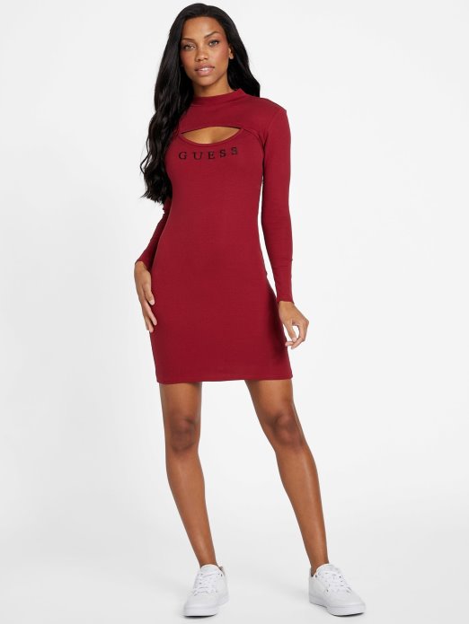 Guess Shopping Beet Juice Crvena Faina Dress