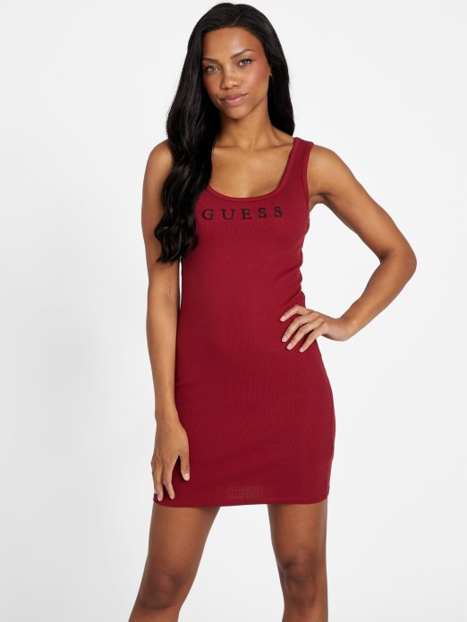 Guess Shopping Beet Juice Crvena Faina Dress