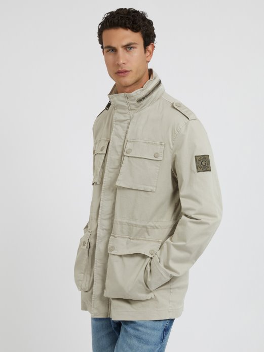 Guess Shopping Bež Jakna S Džepovima