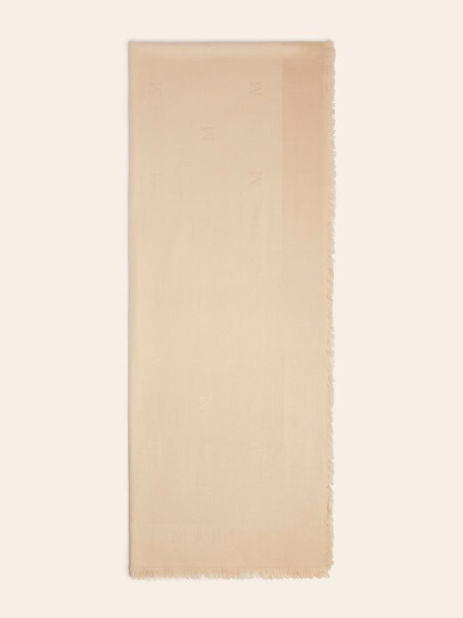 Guess Shopping Bež Marciano Jacquard šal