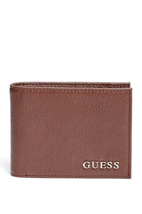 Guess Shopping Bifold Logo Novčanik Smeđa