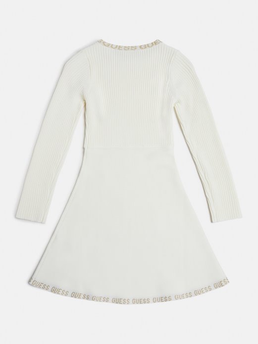 Guess Shopping Bijela Džemper Haljina Kroja