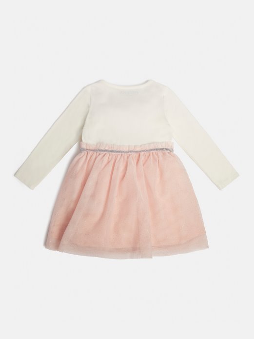 Guess Shopping Bijela Haljina S Prednjim Logotipom