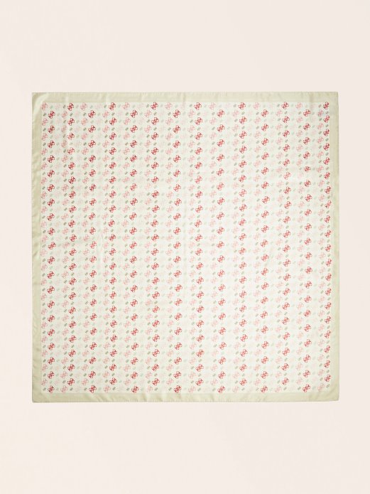 Guess Shopping Bijeli 4g Logo Print Svileni Rubac