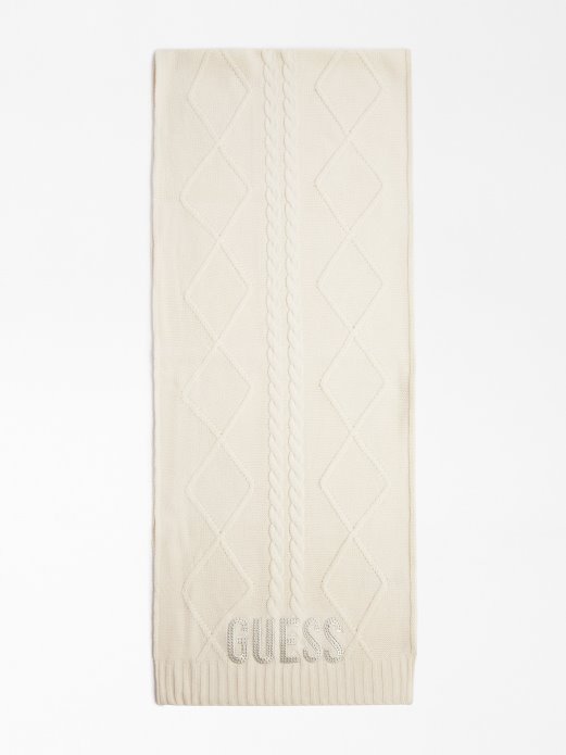 Guess Shopping Bijeli Konac Logo šal