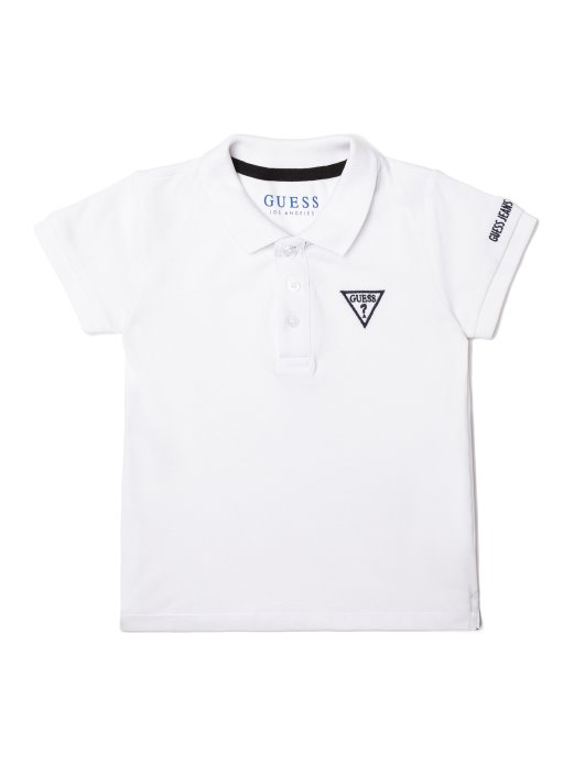 Guess Shopping Bijeli Prednji Logo Polo