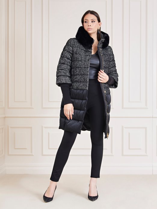Guess Shopping Black Multi Marciano Puffer Riblja Kost