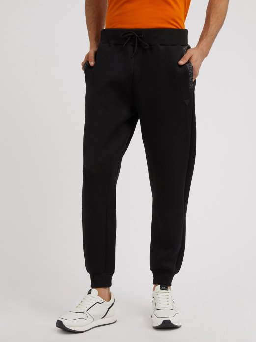 Guess Shopping Black Tech Scuba Jogger Hlače