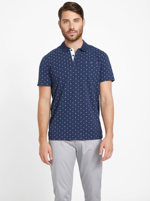 Guess Shopping Blackened Blue Eko Ira Polo