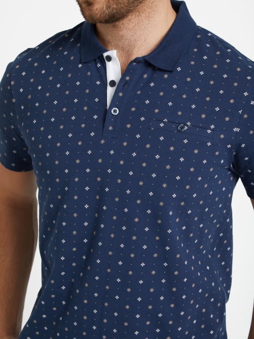 Guess Shopping Blackened Blue Eko Ira Polo