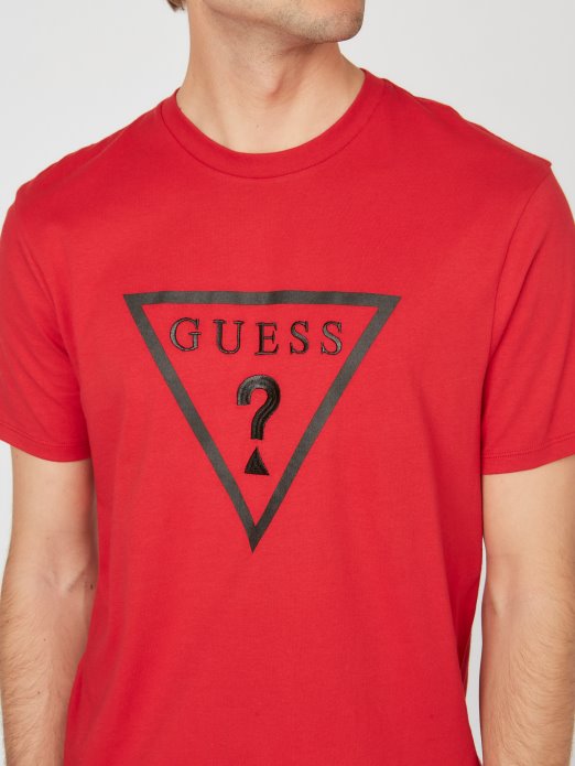 Guess Shopping Bolton Logo Crew Rugby Red
