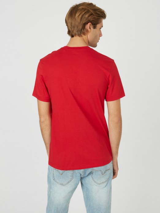 Guess Shopping Bolton Logo Crew Rugby Red