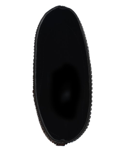 Guess Shopping Bralyn Allover Rhinestone čizme Crne 001