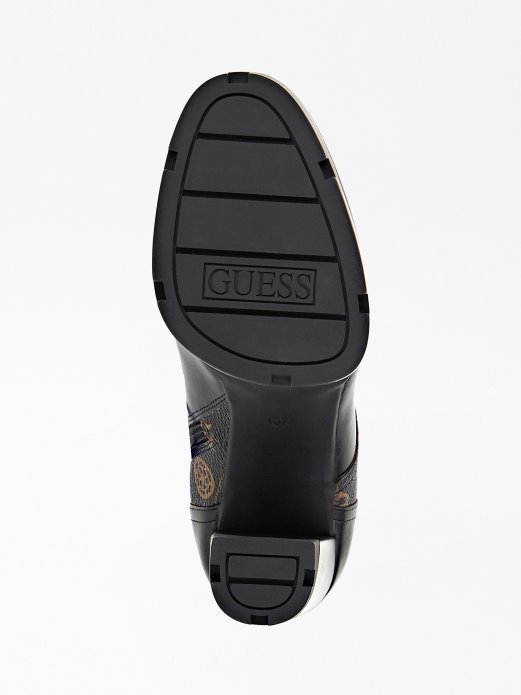 Guess Shopping Brown Bills 4g Peony Logo Niske čizme