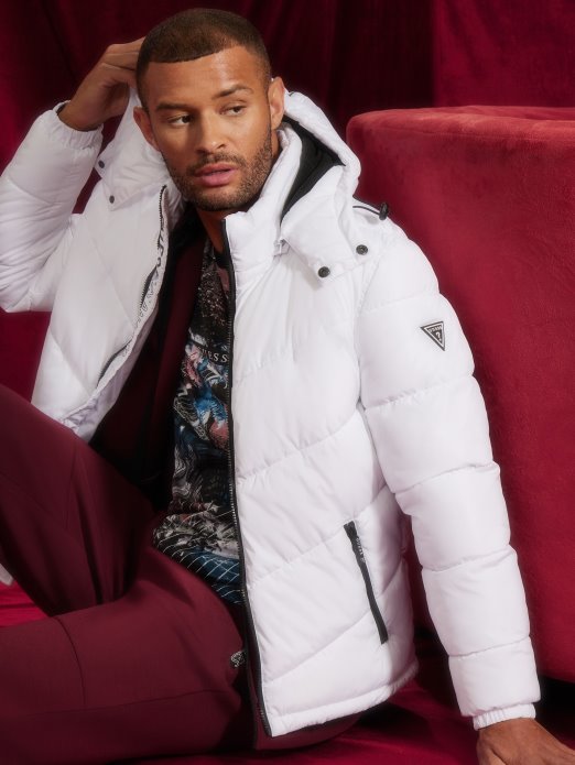 Guess Shopping Chase Puffer Jakna True White