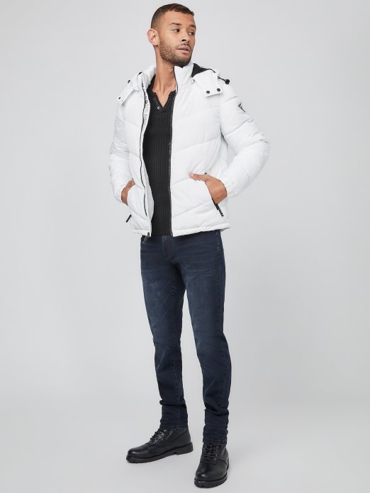Guess Shopping Chase Puffer Jakna True White