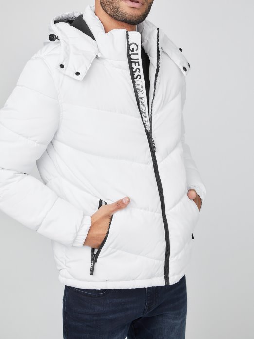 Guess Shopping Chase Puffer Jakna True White