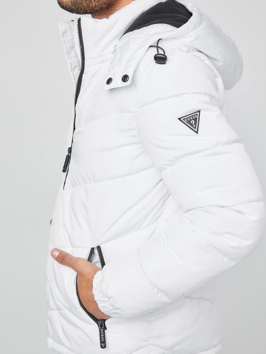 Guess Shopping Chase Puffer Jakna True White