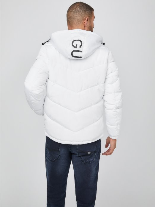 Guess Shopping Chase Puffer Jakna True White
