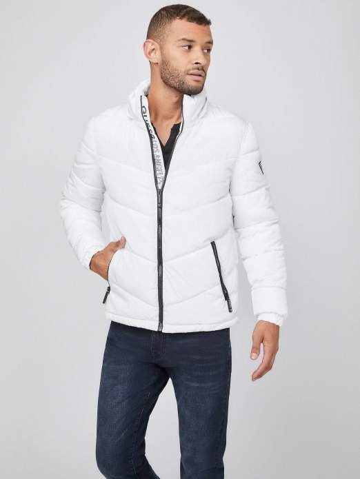 Guess Shopping Chase Puffer Jakna True White