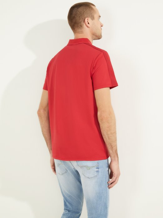 Guess Shopping Chili Red Paul Pique Tape Polo Majica