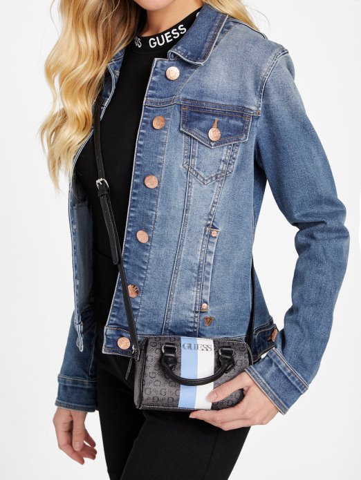 Guess Shopping Coal Kylee Mini Satchel