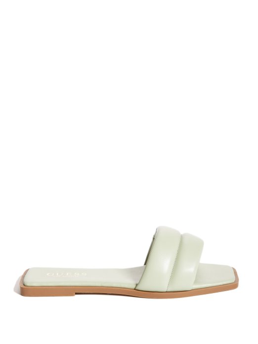 Guess Shopping Corinne Slide Sandals Zelena